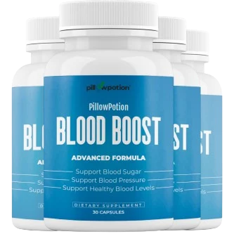 Blood Boost Natural Supplement Bottles