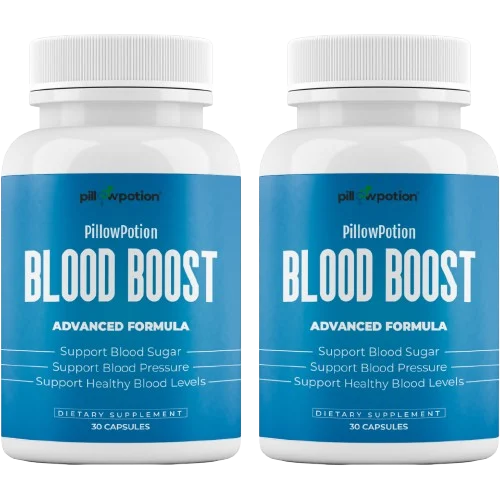 Blood Boost Supplement Bottle
